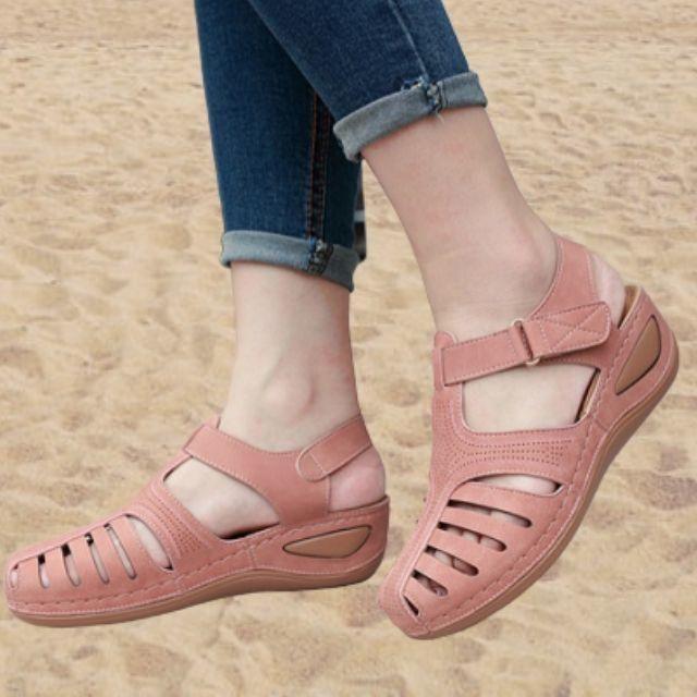 š„Promotie - 50% kortingš-Lichtgewicht orthopedische lederen sandalen van de hoogste kwaliteit