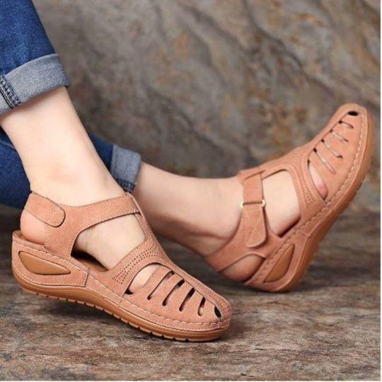 š„Promotie - 50% kortingš-Lichtgewicht orthopedische lederen sandalen van de hoogste kwaliteit