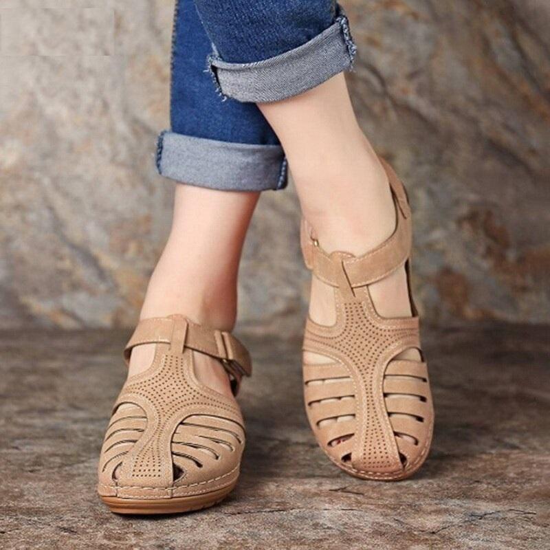š„Promotie - 50% kortingš-Lichtgewicht orthopedische lederen sandalen van de hoogste kwaliteit