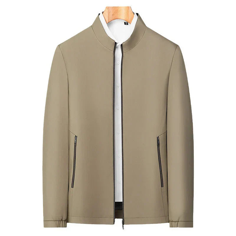 ✨Nieuwe collectie✨Casual herenjack met opstaande kraag en ritssluiting