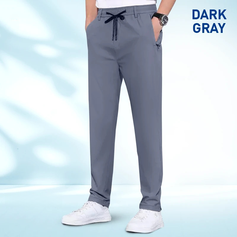 Ademende en comfortabele stretch casual broek voor heren