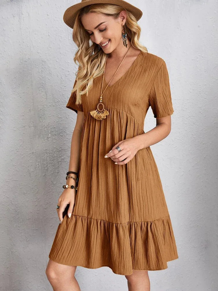 Mila | Vrouwelijke elegante zomerjurk