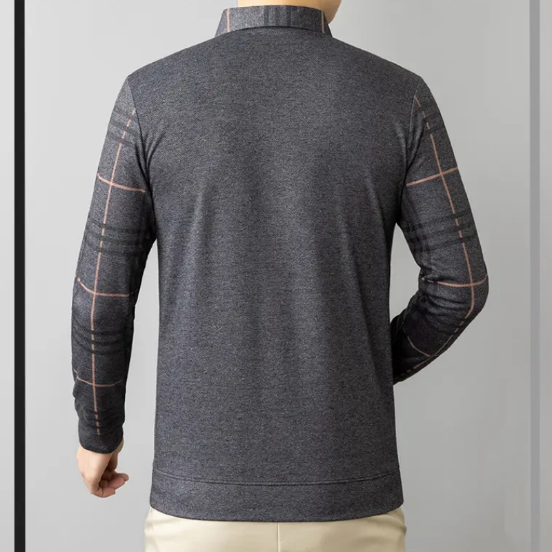 Herenband Faux Tweedelige Warme Top
