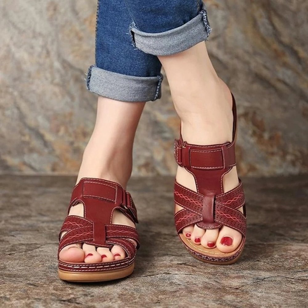 šEaster Hot Sale 50% kortingš„ Premium lederen sandalen voor vrouwen