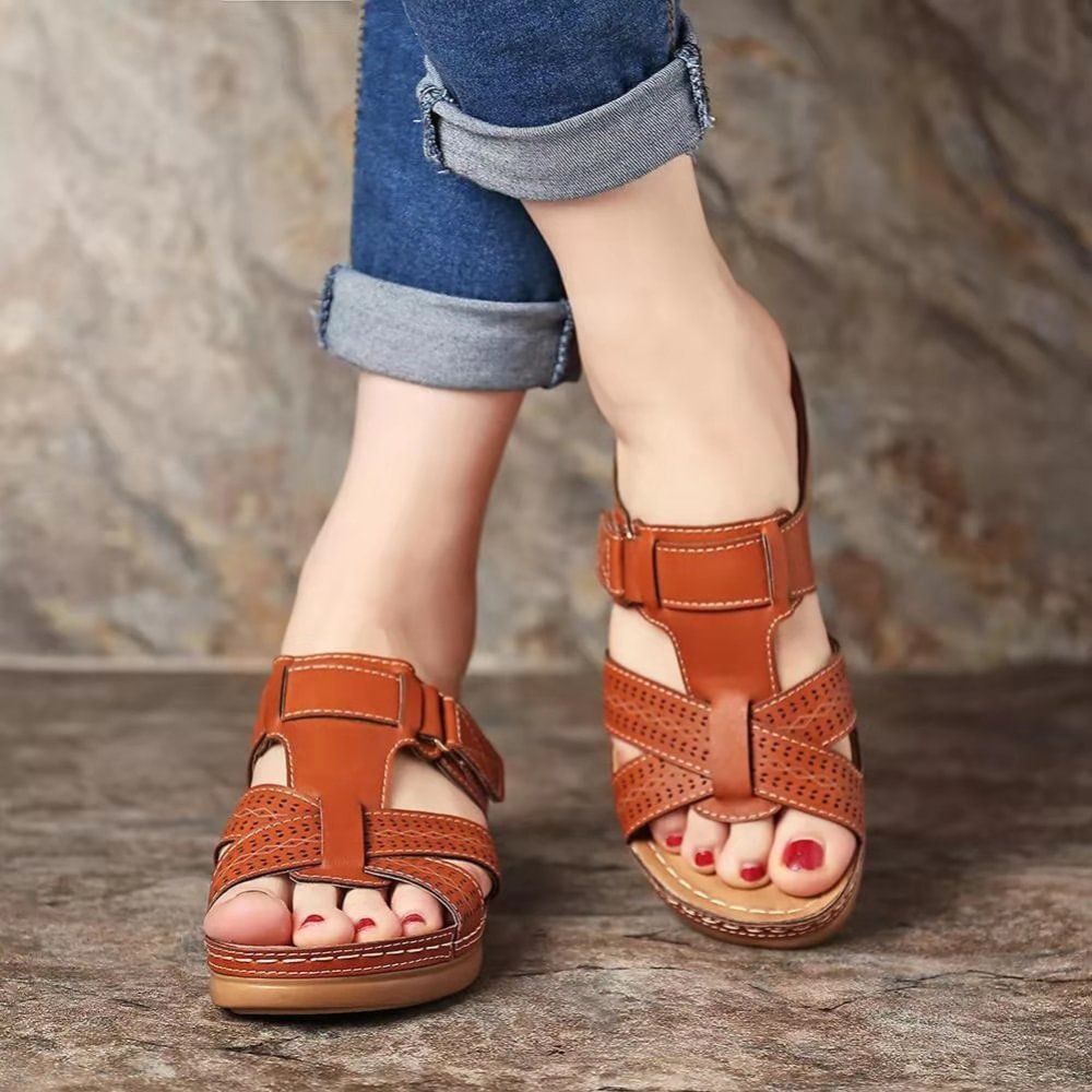 šEaster Hot Sale 50% kortingš„ Premium lederen sandalen voor vrouwen