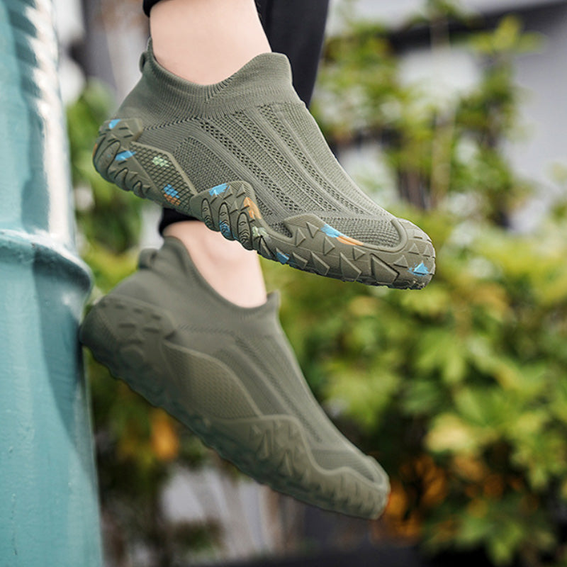 Ademende Mesh Slip-On Sneakers voor Heren