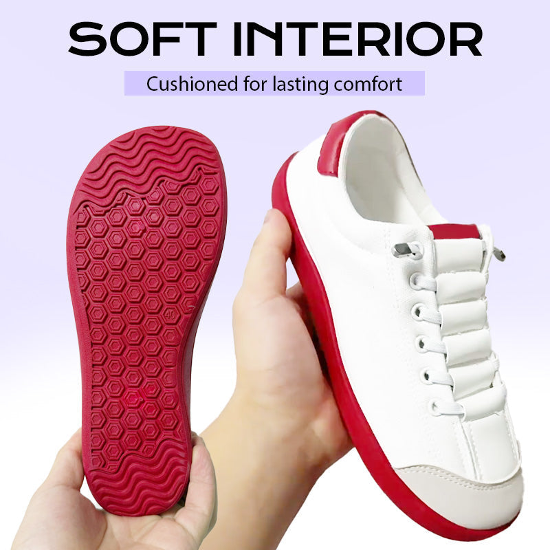 Casual sneakers voor dames met brede neus