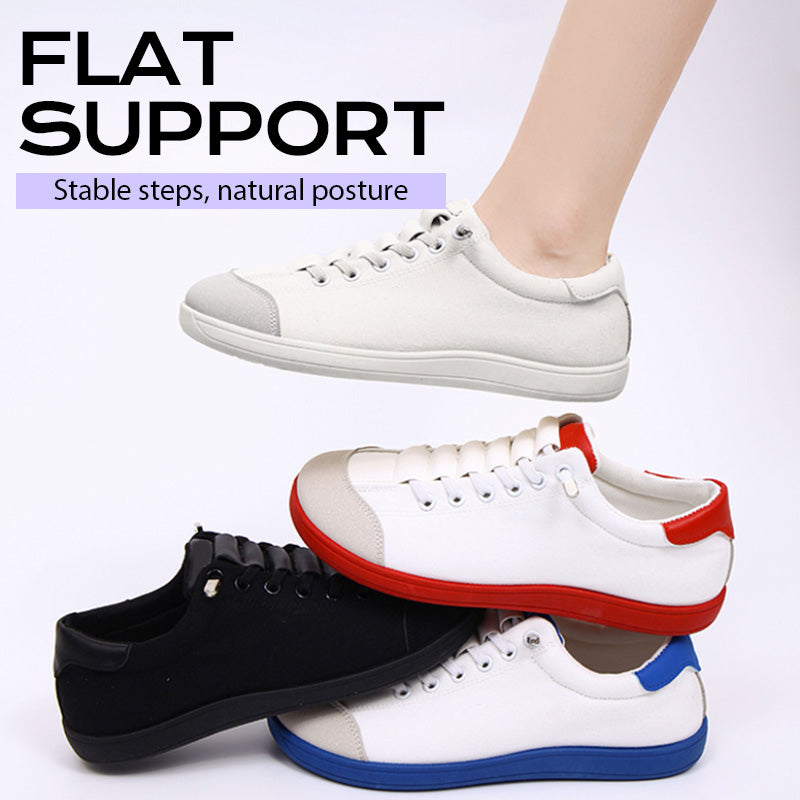 Casual sneakers voor dames met brede neus