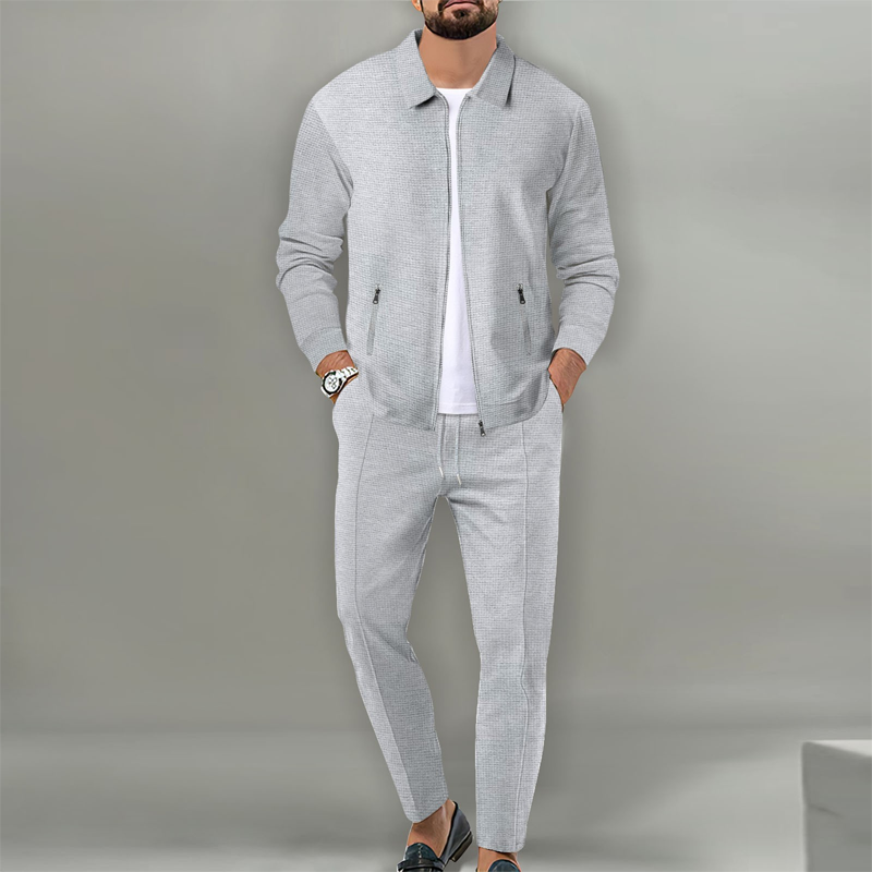 Stijlvolle 2-delige set met colbert en joggingbroek voor heren