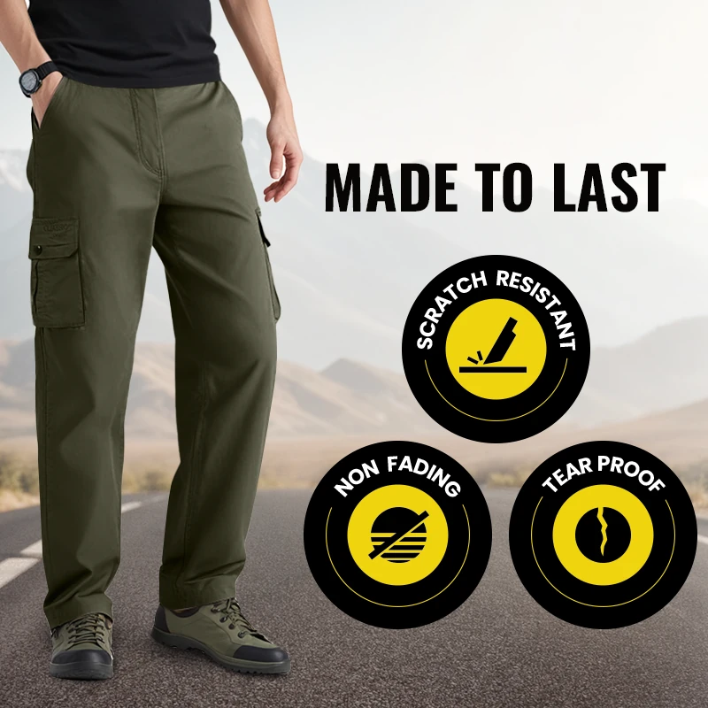 ⏳Tijdelijke Aanbieding⏰Cargobroek met meerdere zakken voor heren👖