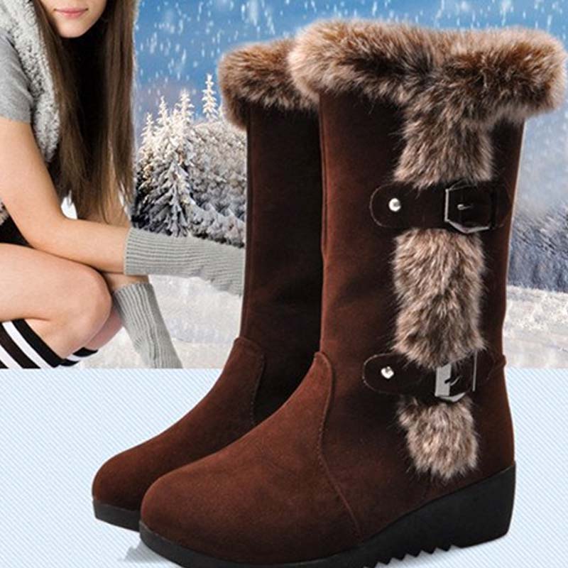 ❄️ Winter Flash Deal! 50% KORTING – Dames Snowboots met Pluche Rand 🥶 Warm, Antislip & Super Comfort!