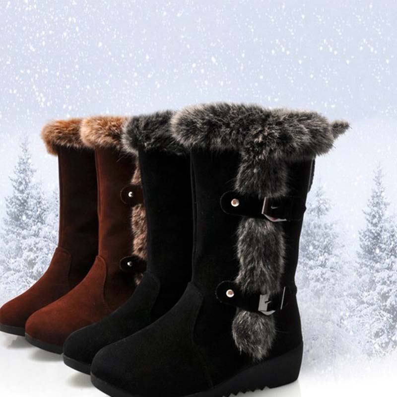❄️ Winter Flash Deal! 50% KORTING – Dames Snowboots met Pluche Rand 🥶 Warm, Antislip & Super Comfort!