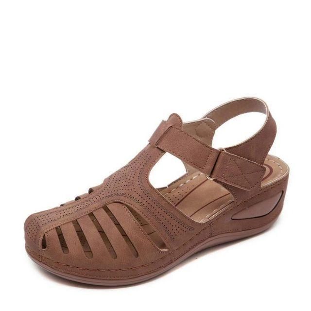 🔥Promotie - 50% korting🎉-Lichtgewicht orthopedische lederen sandalen van de hoogste kwaliteit