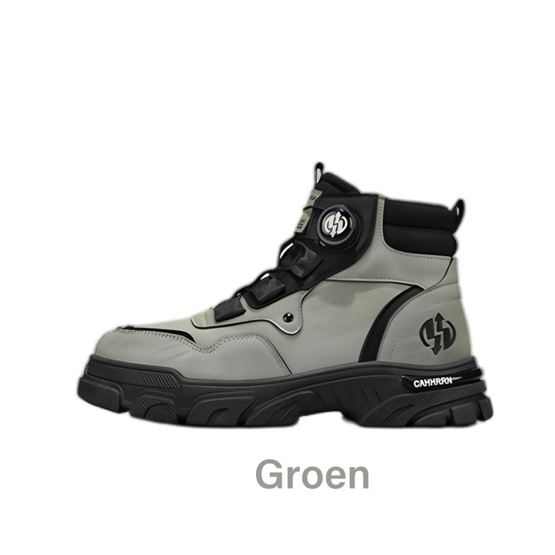 🔥60% korting🔥Heren outdoor werkschoenen met draaibare gesp (waterdicht, antislip, comfortabel en ademend)