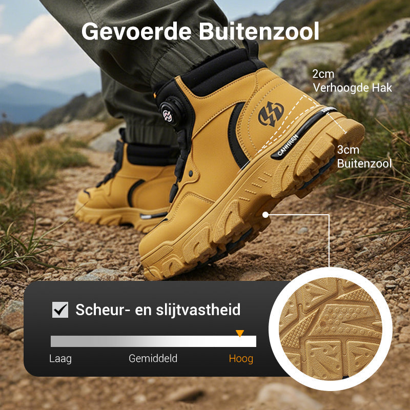 🔥60% korting🔥Heren outdoor werkschoenen met draaibare gesp (waterdicht, antislip, comfortabel en ademend)