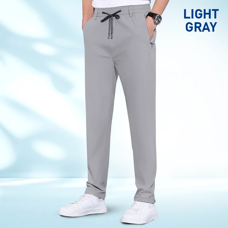 Ademende en comfortabele stretch casual broek voor heren