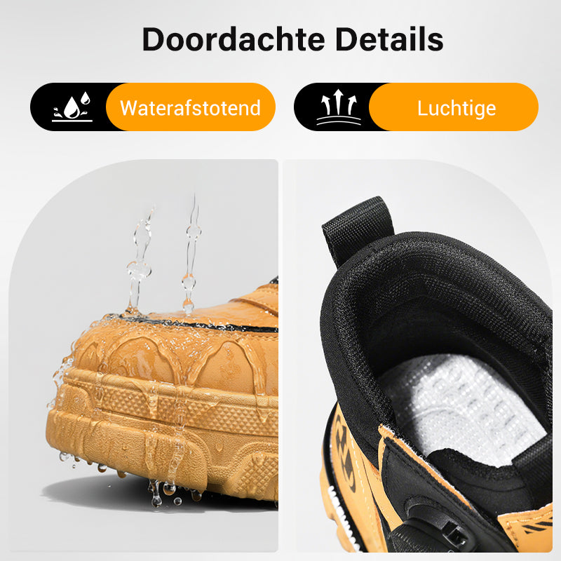 🔥60% korting🔥Heren outdoor werkschoenen met draaibare gesp (waterdicht, antislip, comfortabel en ademend)