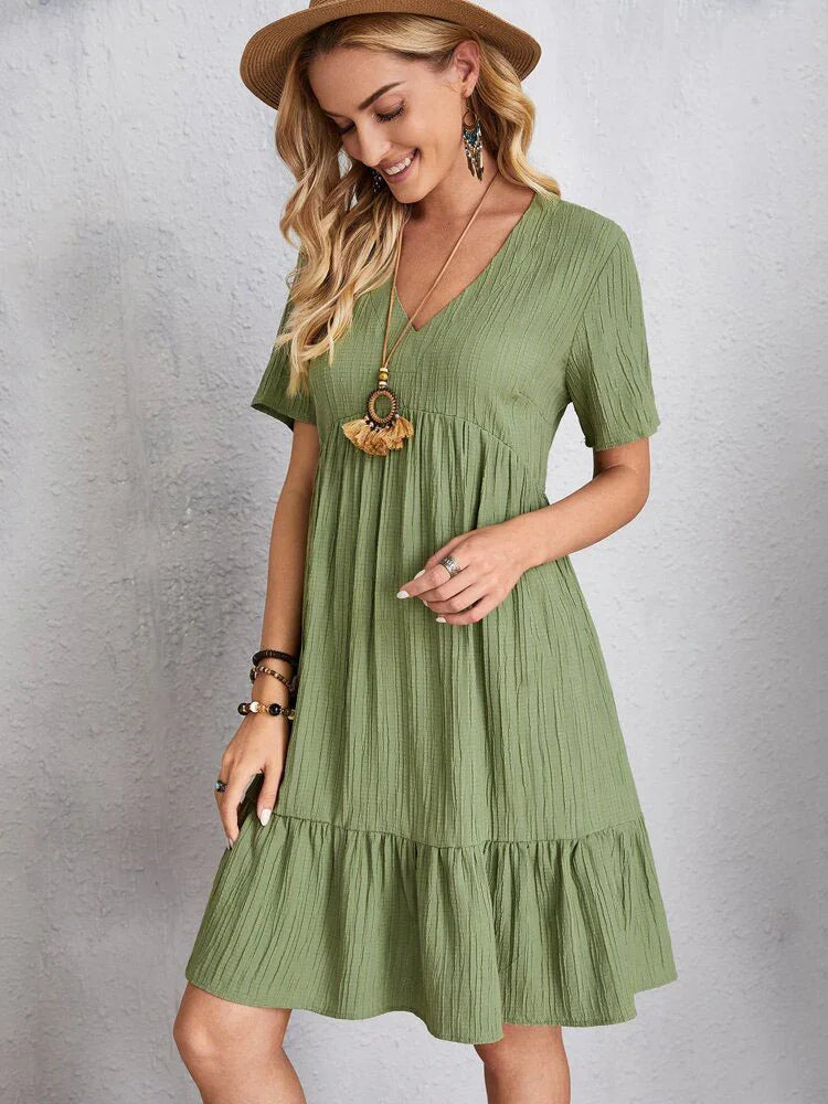 Mila | Vrouwelijke elegante zomerjurk
