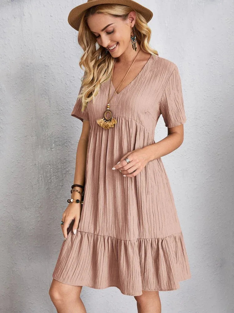 Mila | Vrouwelijke elegante zomerjurk