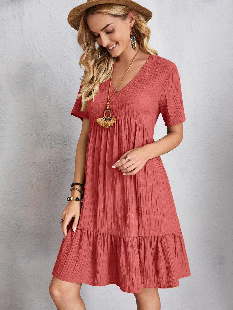 Mila | Vrouwelijke elegante zomerjurk