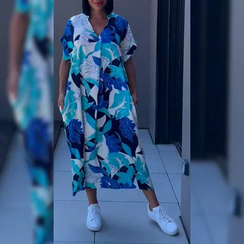 Elena™ – Elegante Bloemenjurk |  De Jurk Die Jou Laat Stralen!