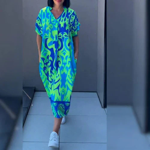 Elena™ – Elegante Bloemenjurk |  De Jurk Die Jou Laat Stralen!