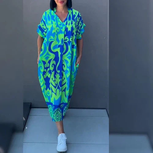 Elena™ – Elegante Bloemenjurk |  De Jurk Die Jou Laat Stralen!