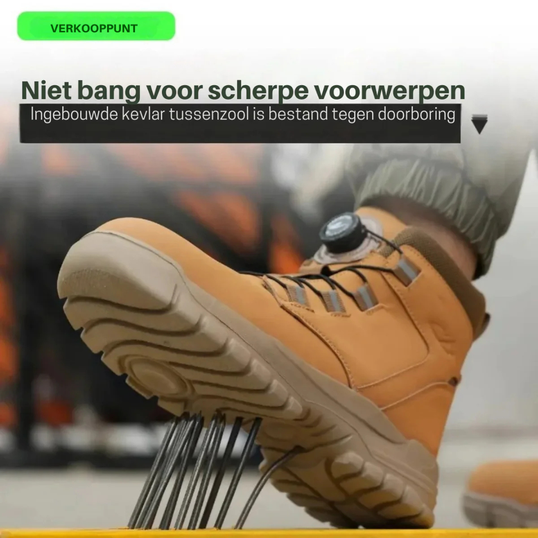 Veiligheids Schoenen - Beschermende Werkschoenen met Comfort en Grip | SteelGuard Pro