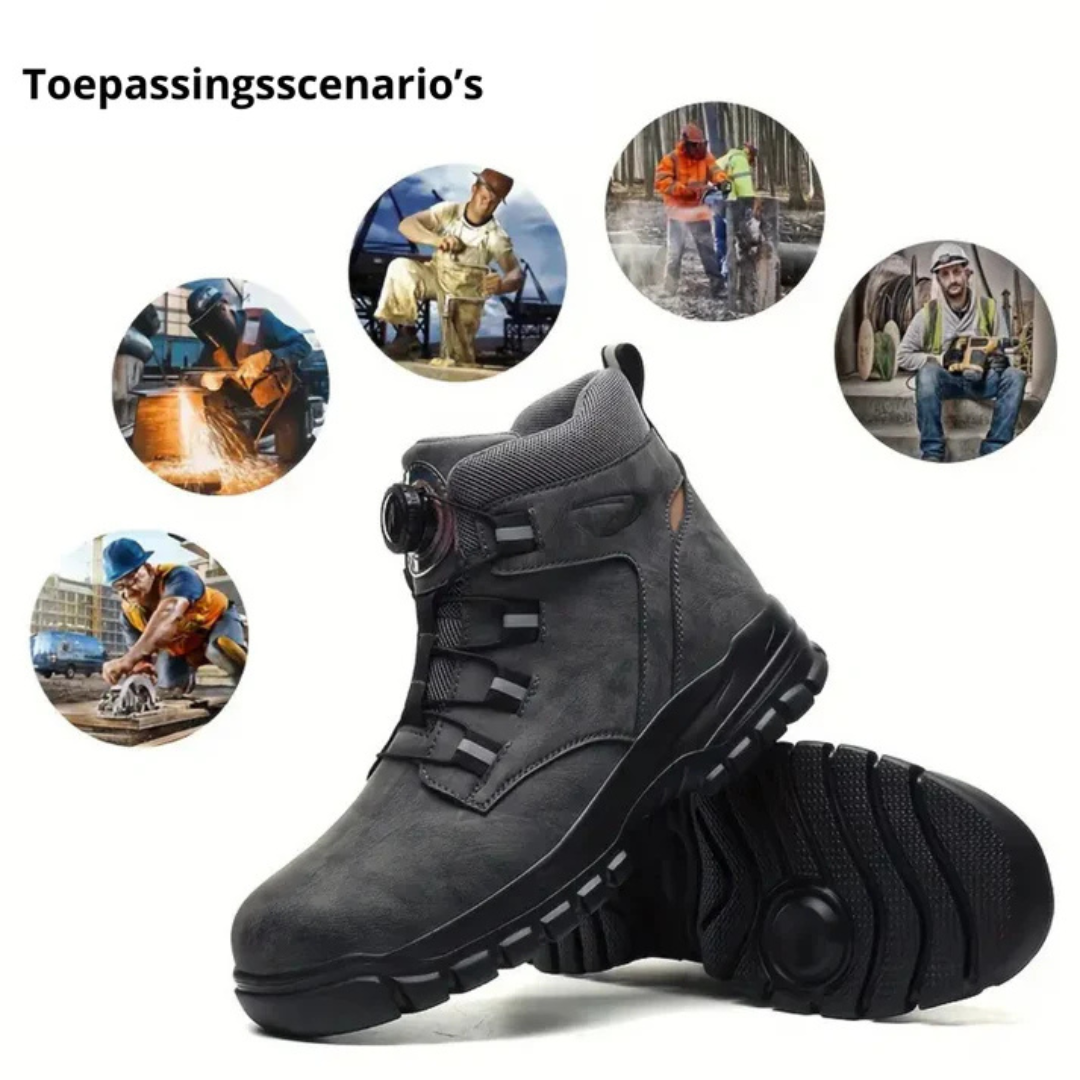 Veiligheids Schoenen - Beschermende Werkschoenen met Comfort en Grip | SteelGuard Pro