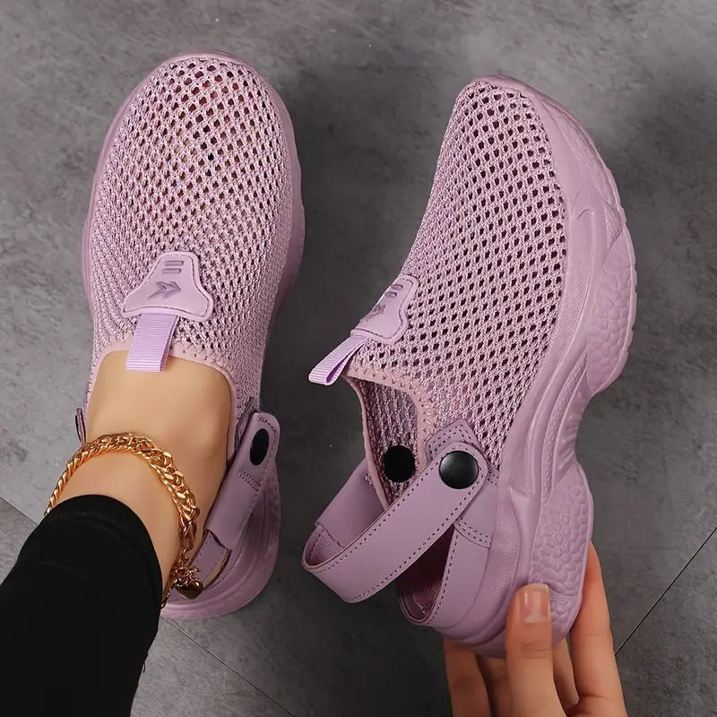 Ademende mesh casual sneakers voor dames