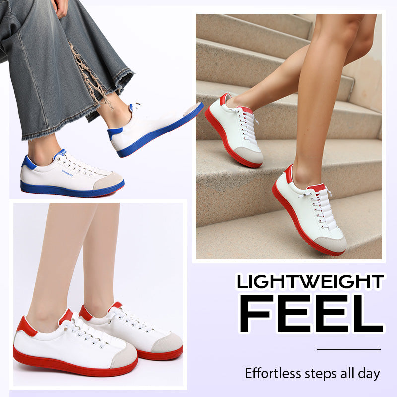 Casual sneakers voor dames met brede neus