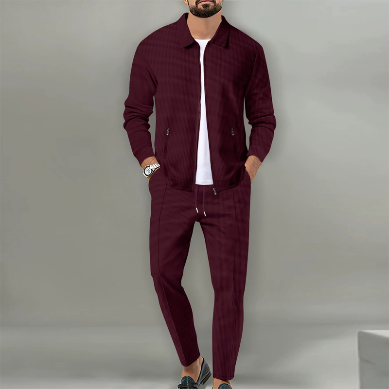 Stijlvolle 2-delige set met colbert en joggingbroek voor heren