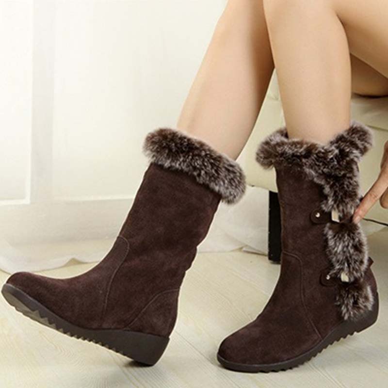 ❄️ Winter Flash Deal! 50% KORTING – Dames Snowboots met Pluche Rand 🥶 Warm, Antislip & Super Comfort!