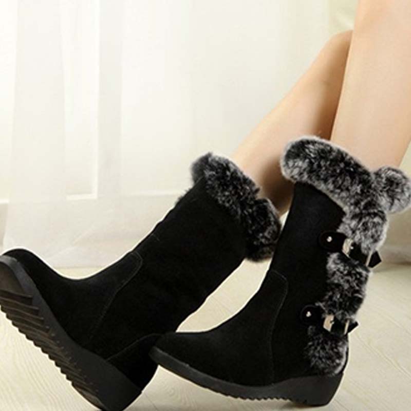 ❄️ Winter Flash Deal! 50% KORTING – Dames Snowboots met Pluche Rand 🥶 Warm, Antislip & Super Comfort!