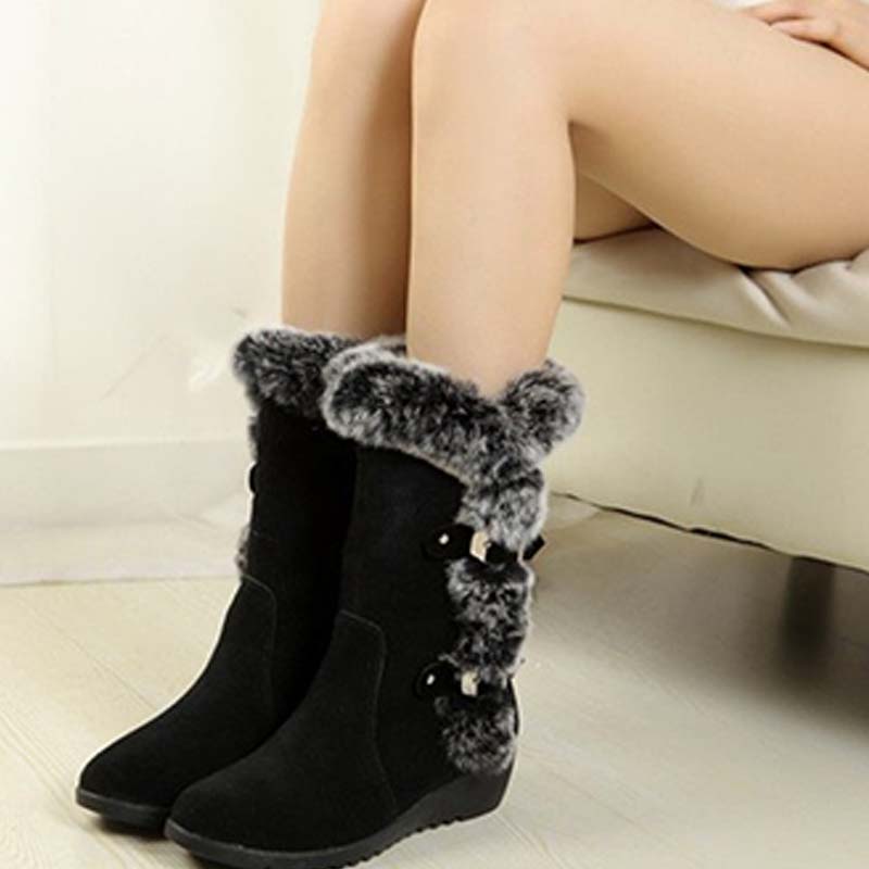 ❄️ Winter Flash Deal! 50% KORTING – Dames Snowboots met Pluche Rand 🥶 Warm, Antislip & Super Comfort!
