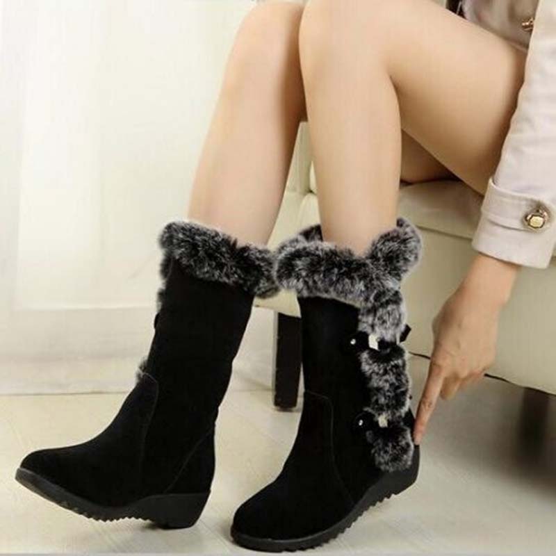 ❄️ Winter Flash Deal! 50% KORTING – Dames Snowboots met Pluche Rand 🥶 Warm, Antislip & Super Comfort!