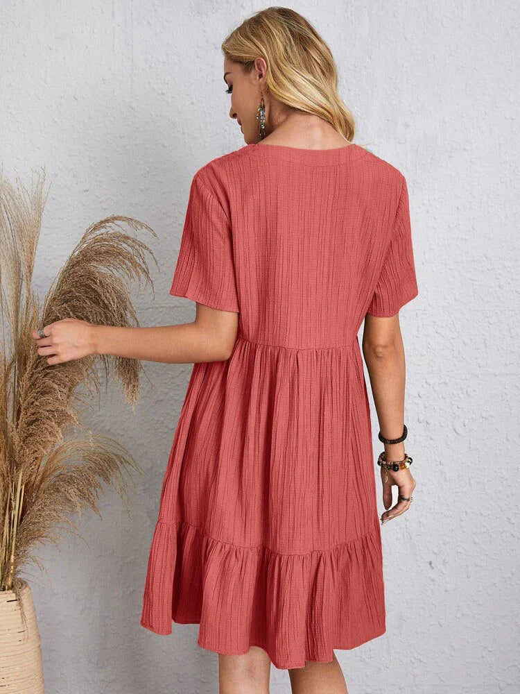 Mila | Vrouwelijke elegante zomerjurk