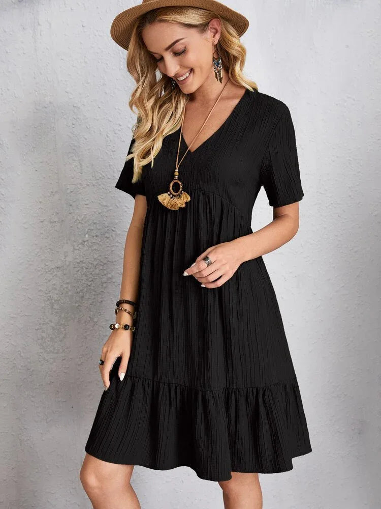 Mila | Vrouwelijke elegante zomerjurk